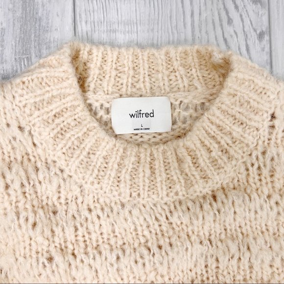 Aritzia Cream Knit Sweater - Picture 10 of 14